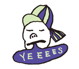 Kuroda's YES&NO sticker #9943217