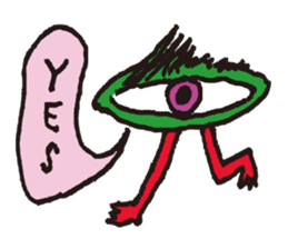 Kuroda's YES&NO sticker #9943229