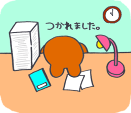 The bear has a menacing look sticker #9943302