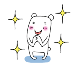 Bear walking sticker #9943357