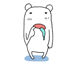 Bear walking sticker #9943387