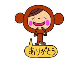 Deco-chan The costume version. sticker #9944436