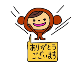 Deco-chan The costume version. sticker #9944448