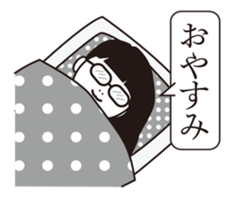 The other side of the glasses. sticker #9944777