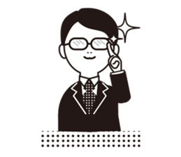 The other side of the glasses. sticker #9944787