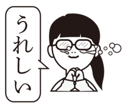 The other side of the glasses. sticker #9944797