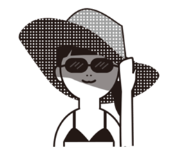 The other side of the glasses. sticker #9944813