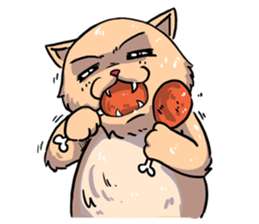 Angry Meow sticker #9945056