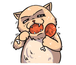 Angry Meow sticker #9945056