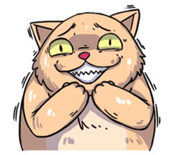 Angry Meow sticker #9945058