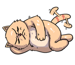 Angry Meow sticker #9945059