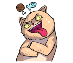 Angry Meow sticker #9945060
