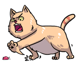 Angry Meow sticker #9945063