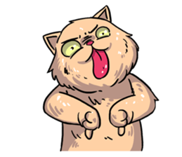 Angry Meow sticker #9945069