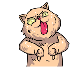 Angry Meow sticker #9945069