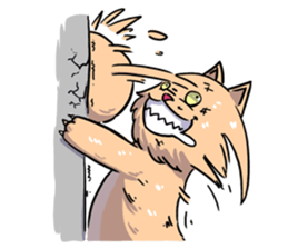 Angry Meow sticker #9945070