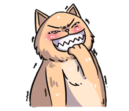 Angry Meow sticker #9945071