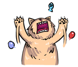 Angry Meow sticker #9945073