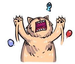 Angry Meow sticker #9945073