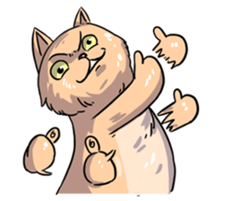 Angry Meow sticker #9945074