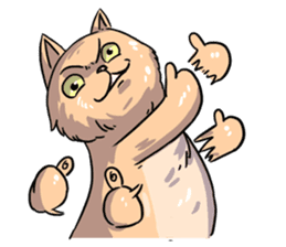 Angry Meow sticker #9945074