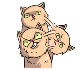 Angry Meow sticker #9945075