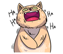 Angry Meow sticker #9945077