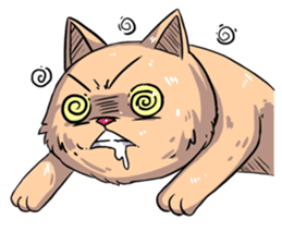 Angry Meow sticker #9945082