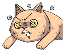 Angry Meow sticker #9945082
