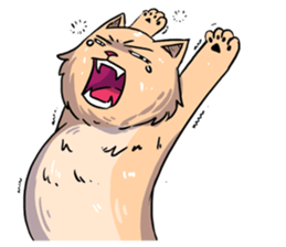 Angry Meow sticker #9945085