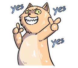 Angry Meow sticker #9945092