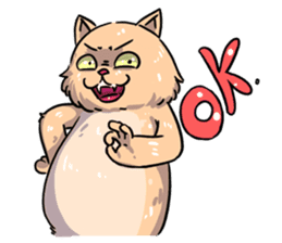 Angry Meow sticker #9945093