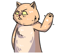 Angry Meow sticker #9945094
