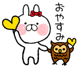 Frequently used words rabbit9 sticker #9945112