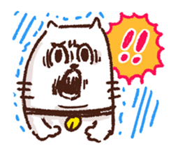 Double Chin Cat sticker #9945230