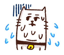 Double Chin Cat sticker #9945250