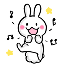 Fluff Bunny tail sticker #9945499