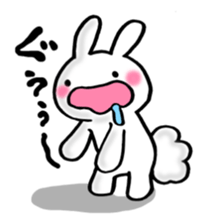 Fluff Bunny tail sticker #9945501