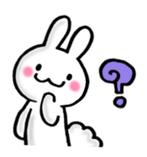 Fluff Bunny tail sticker #9945503