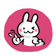 Fluff Bunny tail sticker #9945505