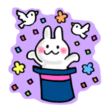 Fluff Bunny tail sticker #9945509