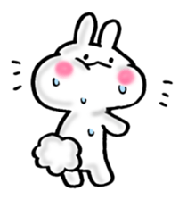 Fluff Bunny tail sticker #9945513