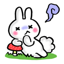 Fluff Bunny tail sticker #9945517