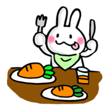 Fluff Bunny tail sticker #9945519