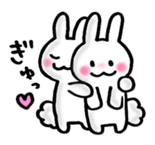 Fluff Bunny tail sticker #9945524