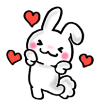 Fluff Bunny tail sticker #9945526