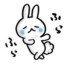 Fluff Bunny tail sticker #9945534