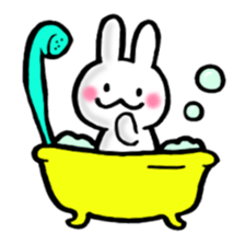 Fluff Bunny tail sticker #9945535