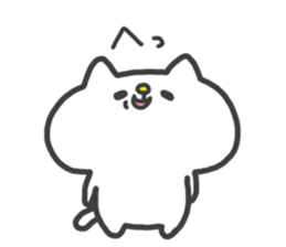White Cat Sticker:Chiron2 sticker #9946052