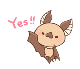 Small bats!! 2 sticker #9946445